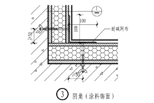 CQ免拆复合保温模板阴角示意图